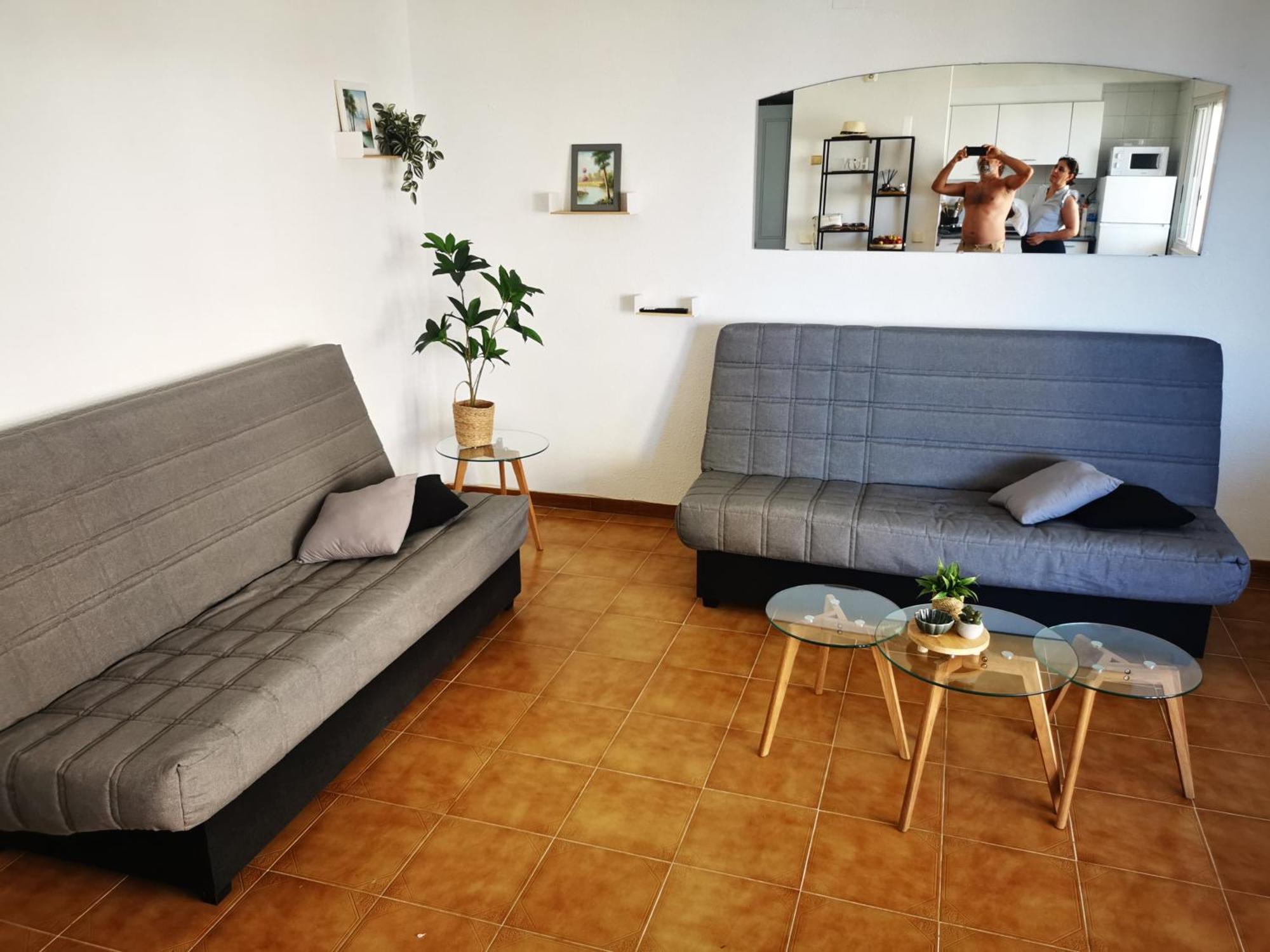 Spacieux Appartement Rose Front Mer Et Piscine Rosas Exteriör bild